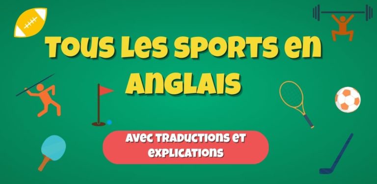 Tous Les Sports En Anglais Anglais Gratuit