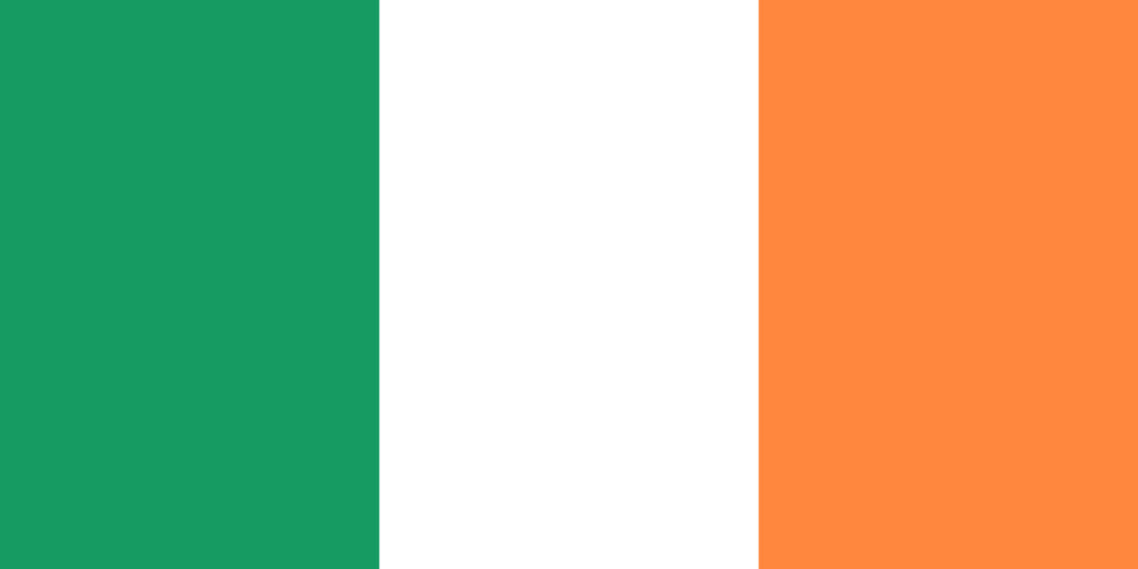 Le drapeau irlandais